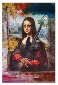 Obraz na plátně Mona Lisa s kytarou - Jose Luis Guerrero Rozměry: 40 x 60 cm