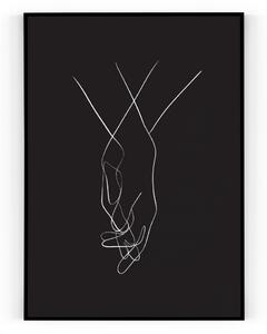 Plakát / Obraz Ruce Pololesklý saténový papír 40 x 50 cm