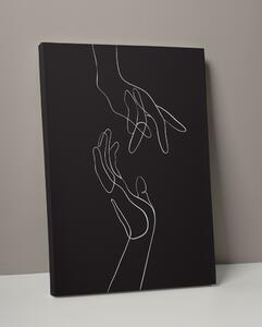 Plakát / Obraz Ruce Tiskové plátno A4 - 21 x 29,7 cm