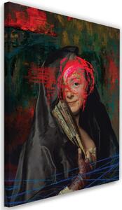 Obraz na plátně Poškrábaný portrét ženy - Jose Luis Guerrero Rozměry: 40 x 60 cm