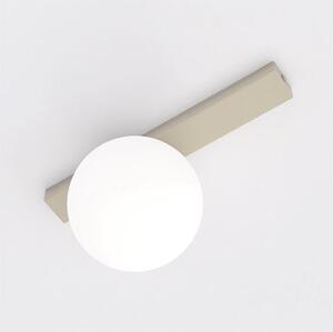 Stropní svítidlo FIT 1 – moka, opálové sklo, 1× E14, šířka 30 cm