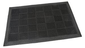 Gumová čisticí rohož Pin Squares 40 x 60 x 0,7 cm, černá
