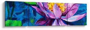 Obraz leknínu na vodě (170x50 cm)