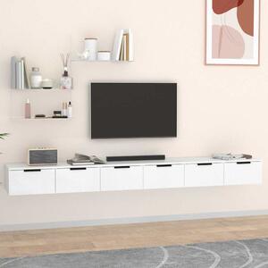 Nástěnné skříňky 2 ks bílé 102 x 30 x 20 cm kompozitní dřevo 3115900