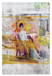 Obraz na plátně Žena na křesle - Jose Luis Guerrero Rozměry: 40 x 60 cm