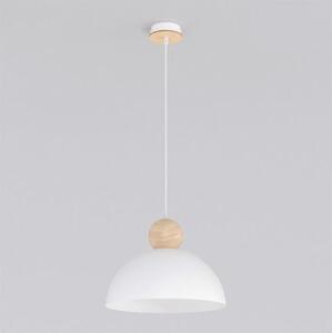 Závěsné svítidlo KAKI 1M – bílé, 1× E27, šířka 30 cm