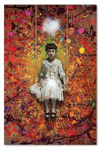 Obraz na plátně Dívka na houpačce - Jose Luis Guerrero Rozměry: 40 x 60 cm