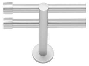 Dekodum Garnýž dvouřadá LOFT 19/19 mm matný chróm Délka: 160 cm