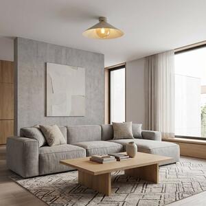 Stropní svítidlo MONO 1M – moka, jantarové sklo, 1× E14, šířka 40 cm