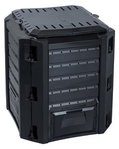Kompostér, 380 l, černá