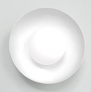 Nástěnné svítidlo OZZY K1 – černé / bílé, sklo, 1× G9, šířka 20 cm