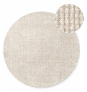 Krémový ručně tkaný vlněný kulatý koberec ø 160 cm Greenwich – Ted Baker