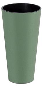 Květináč ECO WOOD, 30 cm, kulatý, zelená