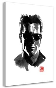 Obraz na plátně Terminátor, Arnold Schwarzenegger - Péchane Rozměry: 40 x 60 cm