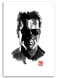 Obraz na plátně Terminátor, Arnold Schwarzenegger - Péchane Rozměry: 40 x 60 cm