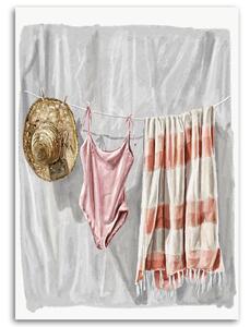 Obraz na plátně Prádelna na venkově - Svetlana Gracheva Rozměry: 40 x 60 cm