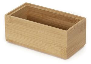 Organizér Compactor Bamboo Box, 15 x 7,5 x 6,5 cm, přírodní dřevo