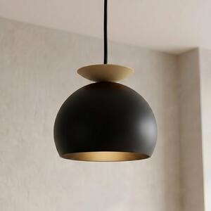 Závěsné svítidlo GEO 1 – černé / moka, 1× E27, šířka 27 cm