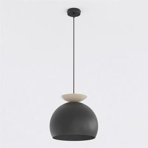 Závěsné svítidlo GEO 1 – černé / moka, 1× E27, šířka 27 cm