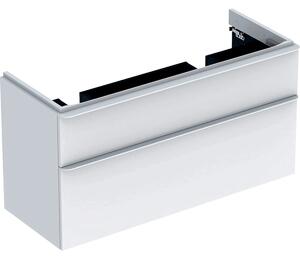 Koupelnová skříňka pod umyvadlo Geberit Smyle Square 118,4x62x47 cm bílá 500.356.00.1