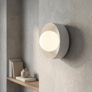 Nástěnné svítidlo LULU K1 – celobílé, sklo, 1× G9, šířka 17 cm