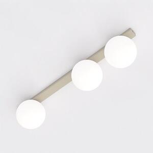 Stropní svítidlo FIT 3 – moka, opálové sklo, 3× E14, šířka 70 cm