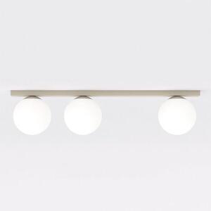 Stropní svítidlo FIT 3 – moka, opálové sklo, 3× E14, šířka 70 cm
