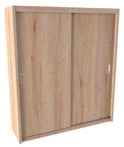Skříň MIA XL s posuvnými dveřmi Varianta barvy: Dub natur (dub sonoma), Šířka: 120 cm