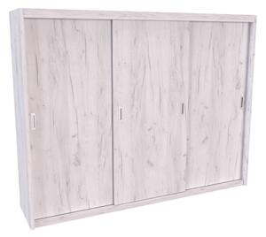 Skříň MIA XXL s posuvnými dveřmi Varianta barvy: Bílá, Šířka: 270 cm