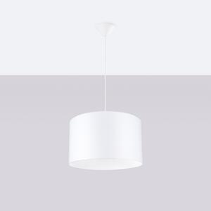 Závěsné svítidlo Nova, 1x bílé textilní stínítko, (fi 40 cm)