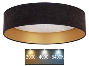 BRILAGI - LED Stropní svítidlo VELVET STAR LED/24W/230V pr. 40 cm černá/zlatá BG0312
