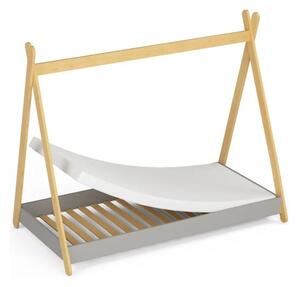 Dětská postel GEM + matrace, 180x80, šedá