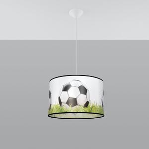 Dětské závěsné svítidlo Ball C, 1x plastové stínítko se vzorem, (fi 40cm)