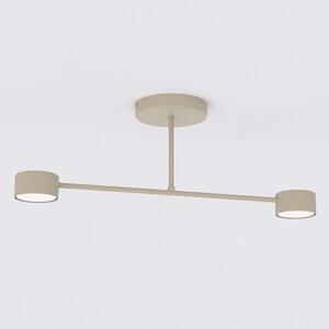 Stropní svítidlo HALO 2 – moka, 2× GX53, šířka 60 cm