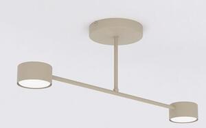 Stropní svítidlo HALO 2 – moka, 2× GX53, šířka 60 cm