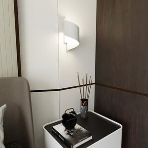 Nástěnné svítidlo SPINER – bílé, 1× G9, šířka 14 cm