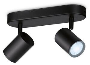 WiZ Tunable White 8719514551831 LED stropní bodové svítidlo Imageo 2x5 | GU10 | 690lm | 2700-6500K - stmívatelné, černá