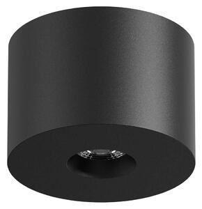 Pebble LED přisazené kovové svítidlo Ra>90 antiglare Černá