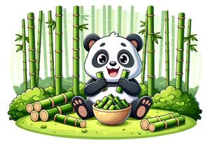 Hrnek - Panda v bambusu FeelHappy.cz Velikost hrnku: 300 ml