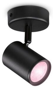 WiZ Colors 8719514551930 LED stropní bodové svítidlo Imageo 1x5W | GU10 | 350lm | 2200-6500K | RGB - stmívatelné, černá