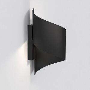 Nástěnné svítidlo SPINER – černé, 1× G9, šířka 14 cm