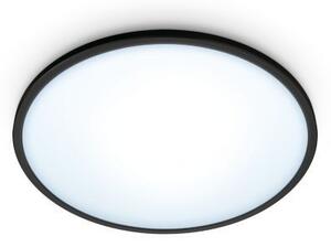 WiZ Tunable white 8719514338036 LED stropní svítidlo SuperSlim 1x16W | 1600lm | 2700-6500K - stmívatelné, černá