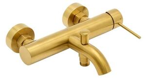 Vanová baterie SAT Aurum bez sprchového setu 150 mm broušená zlatá SATBAUR222BG