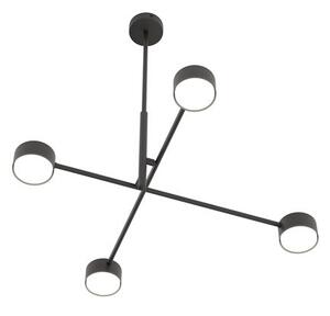Stropní svítidlo NATSU 4 – černé, 4× GX53, šířka 64 cm
