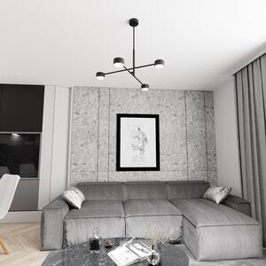Stropní svítidlo NATSU 4 – černé, 4× GX53, šířka 64 cm