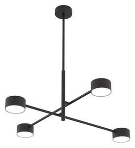 Stropní svítidlo NATSU 4 – černé, 4× GX53, šířka 64 cm