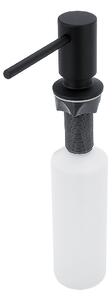 Černý vestavěný dávkovač jaru, mýdla nebo saponátu do dřezu či umyvadla 35 mm NIMCO Ostatní doplňky UNC 4031V-90