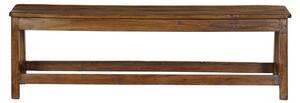 Lavice z teakového dřeva, 148x35x45cm