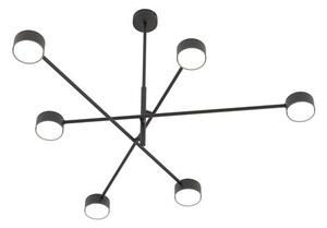 Stropní svítidlo NATSU 6 – černé, 6× GX53, šířka 84 cm