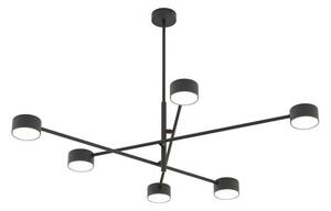 Stropní svítidlo NATSU 6 – černé, 6× GX53, šířka 84 cm